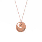Personalised Cut-Out Heart Shape Necklace