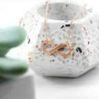 Personalised Infinity Twist Necklace