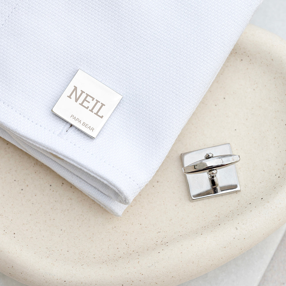 Modern Style Wedding Cufflinks