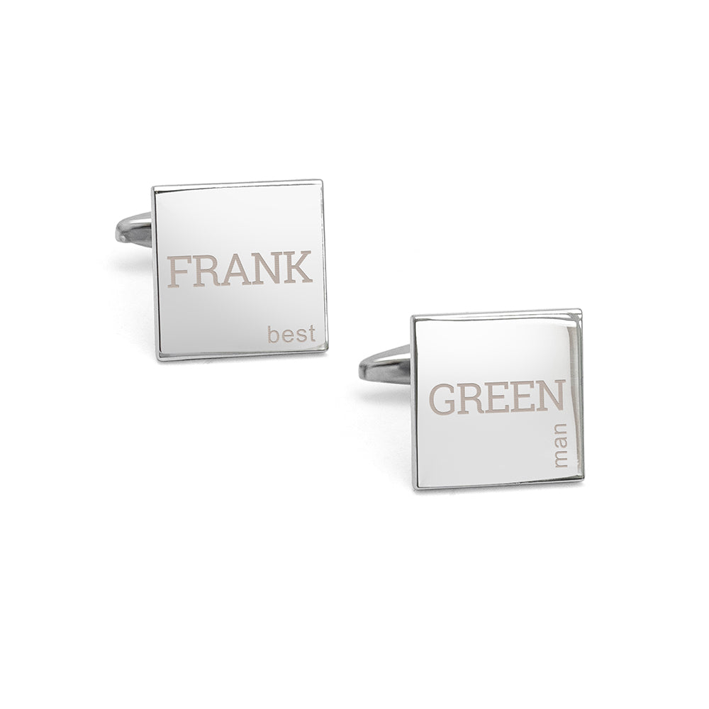 Modern Style Wedding Cufflinks