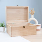 Personalised New Baby Keepsake Wooden Chest -  Pram