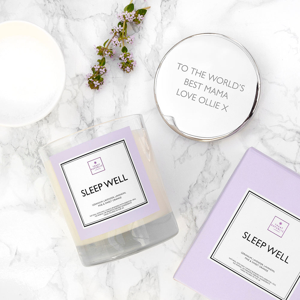 Treat Republic Personalised Sleep Well Scented Candle