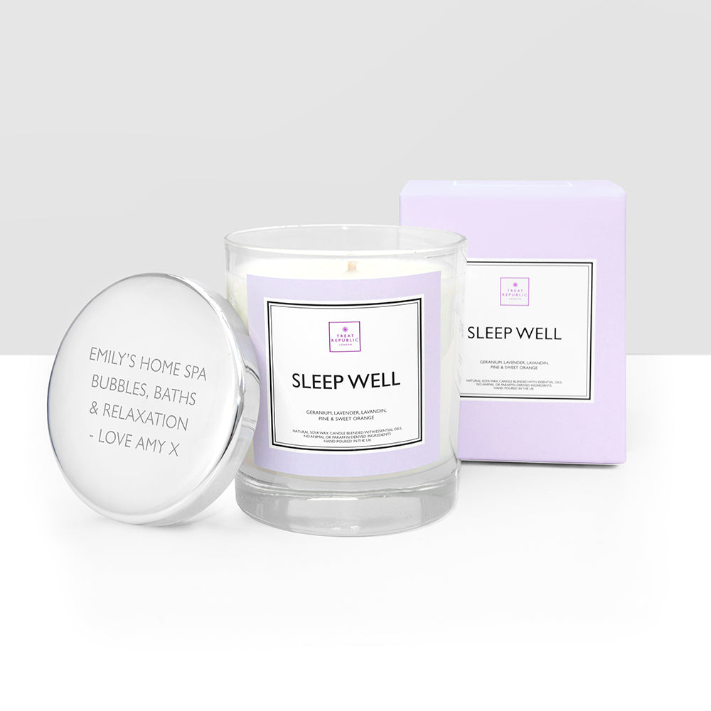 Treat Republic Personalised Sleep Well Scented Candle