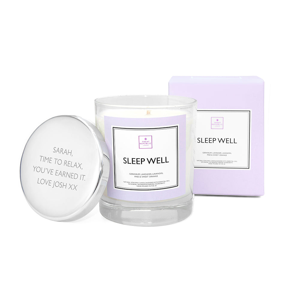 Treat Republic Personalised Sleep Well Scented Candle