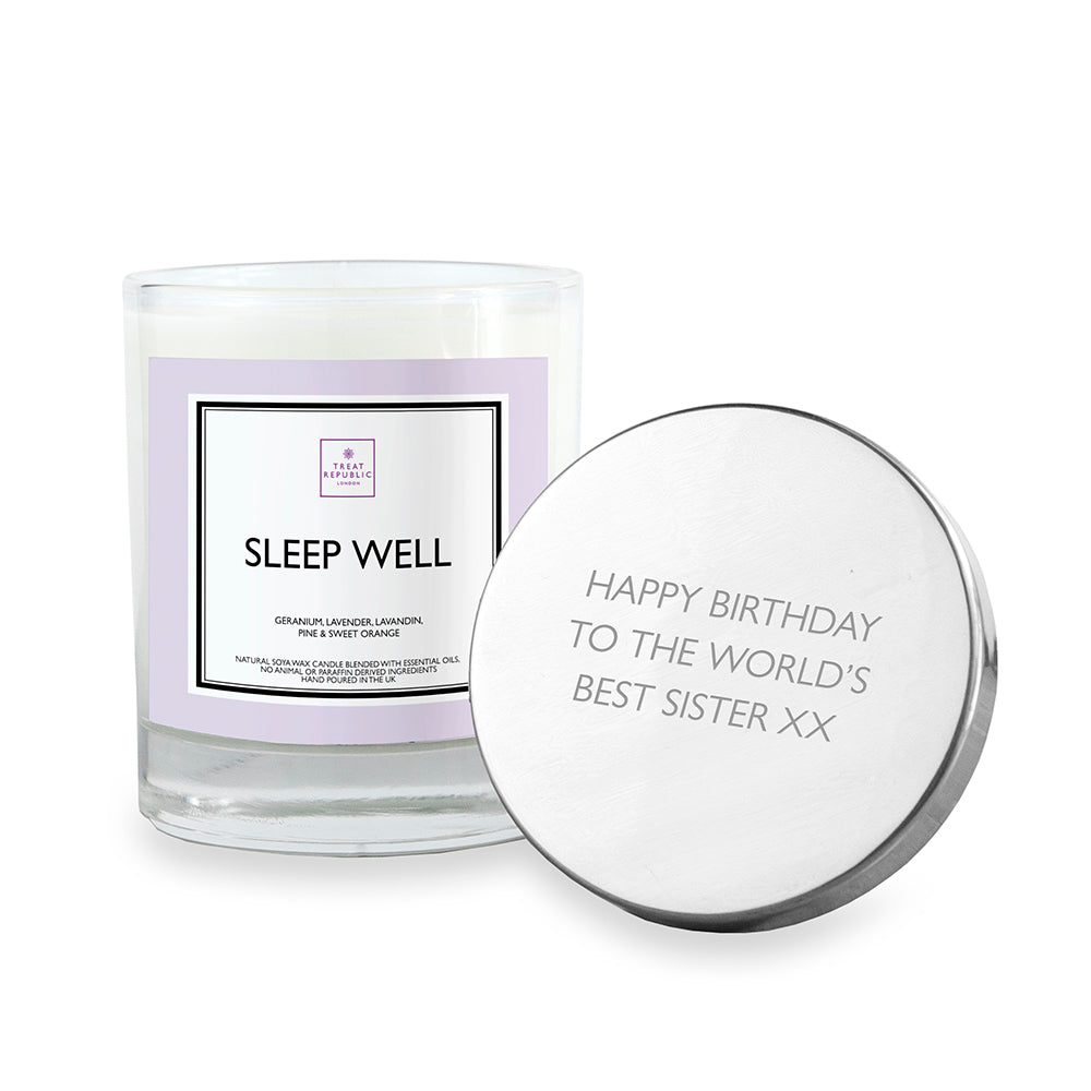Treat Republic Personalised Sleep Well Scented Candle