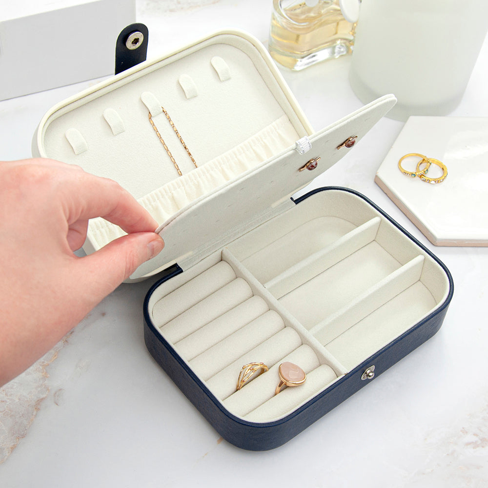 Treat Republic Midnight Blue Jewellery Case