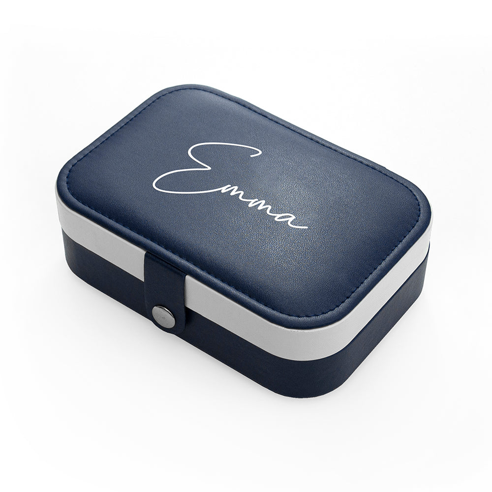 Treat Republic Midnight Blue Jewellery Case