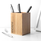 Personalised Wooden Stationary Holder