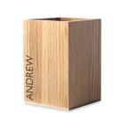Personalised Wooden Stationary Holder
