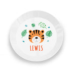 Personalised Kids Jungle Animal Plastic Plate
