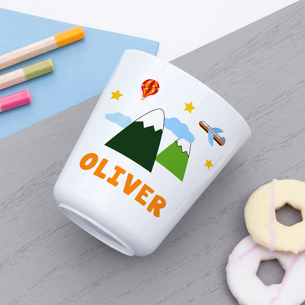 Personalised Kids Adventure Plastic Dining Set