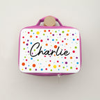 Personalised Kids Insulated Lunch Bag - Pink