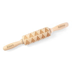 Personalised Kids Christmas Tree Dough Decorating Rolling Pin