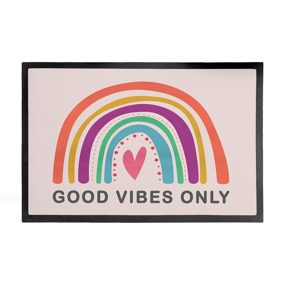 Personalised Bright Rainbow Doormat