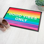 Personalised Rainbow Stripe Doormat