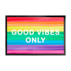 Personalised Rainbow Stripe Doormat