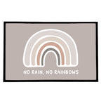 Personalised Neutral Rainbow Doormat