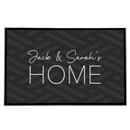 Personalised Grey Pattern Doormat