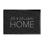 Personalised Grey Pattern Doormat