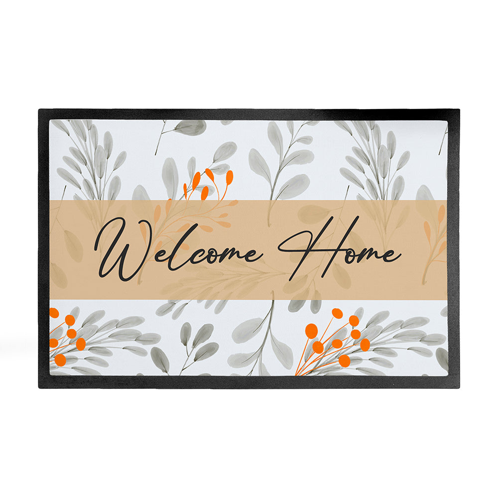 Personalised Botanical Pattern Indoor Doormat