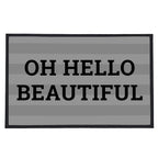 Personalised Striped Doormat