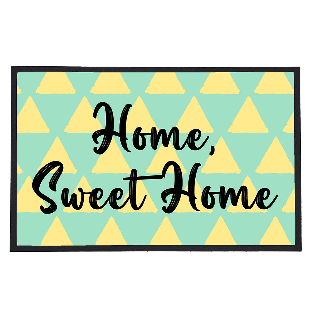 Personalised Triangle Pattern Doormat