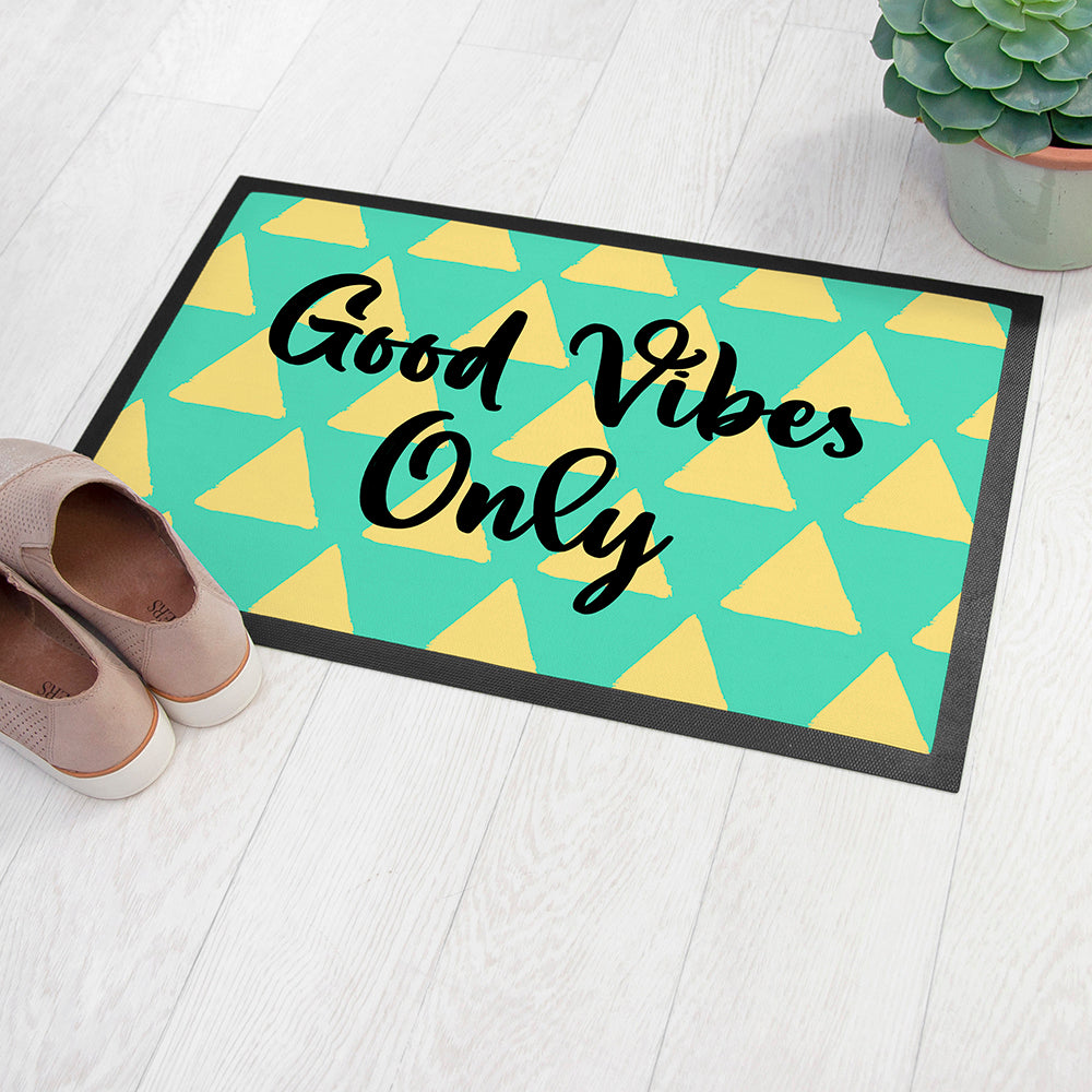Personalised Triangle Pattern Doormat
