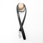 Personalised Classic Black Leather Dog Lead