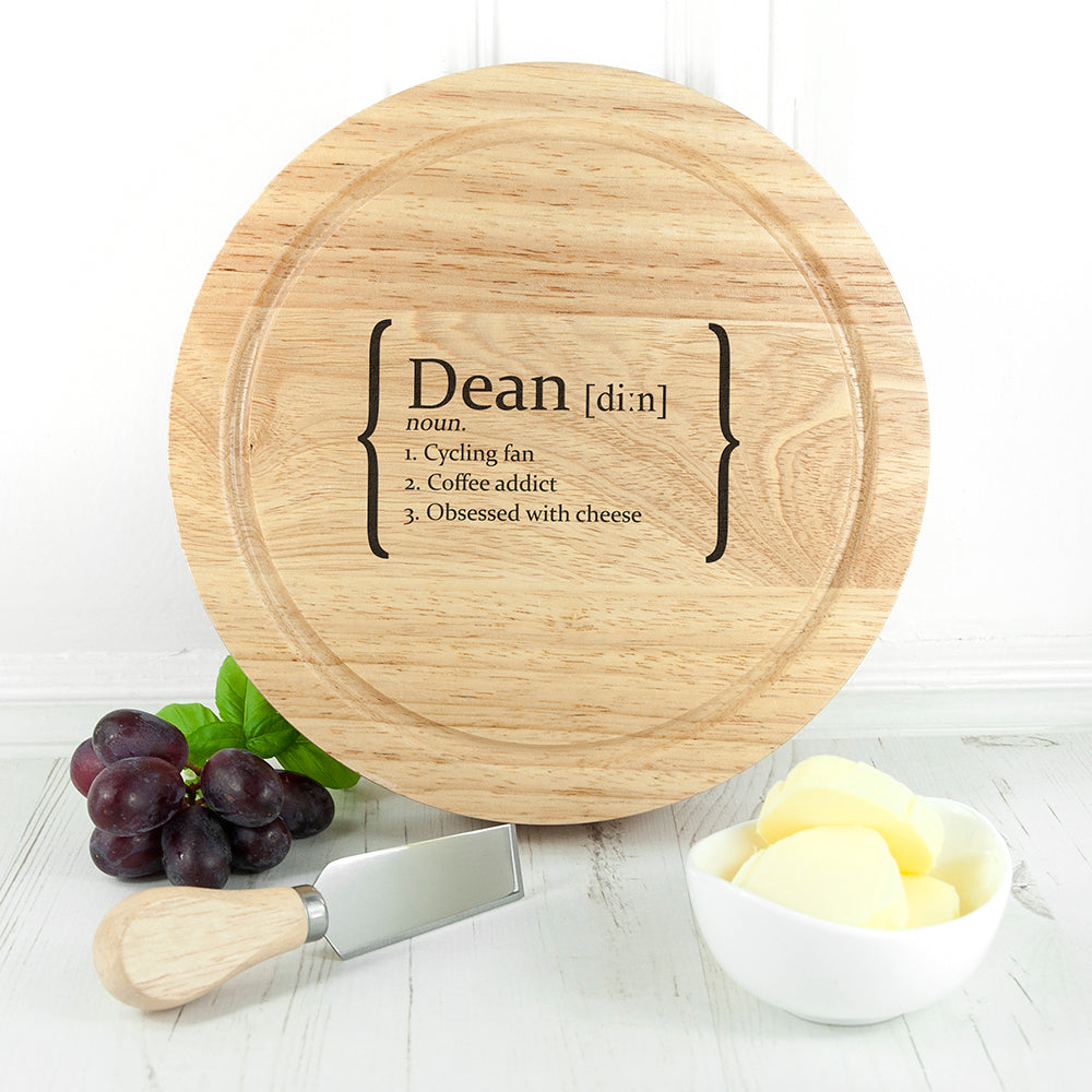 Your Definition Cheese Board Set