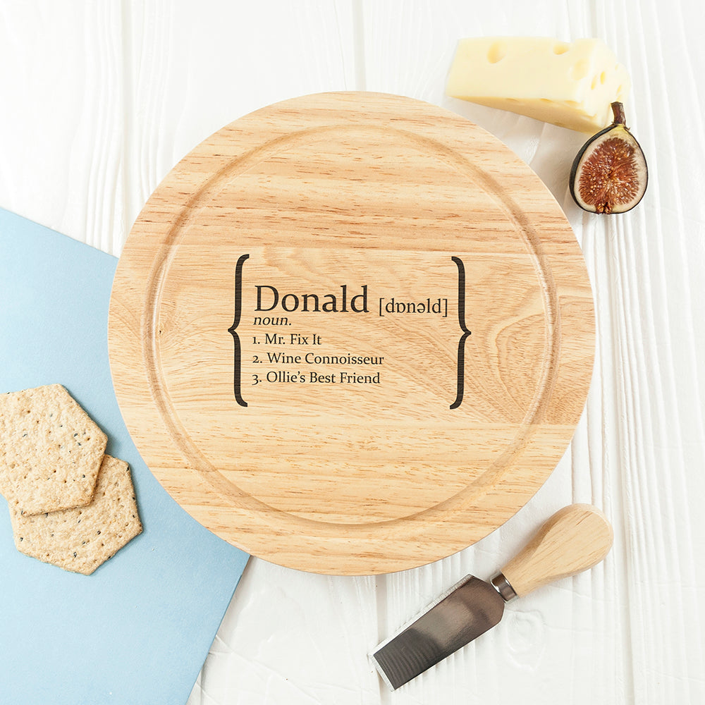 Your Definition Cheese Board Set