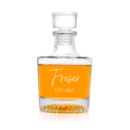 Personalised Elegance Signature Round Decanter