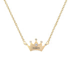 Personalised Kids Princess Crown Necklace
