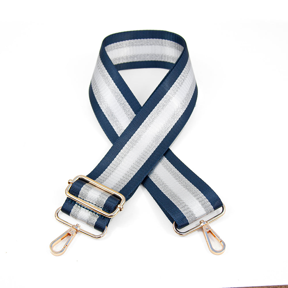 Personalised Luxury Crossbody Bag in Navy