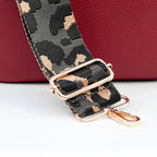 Personalised Luxury Crossbody Bag in Red