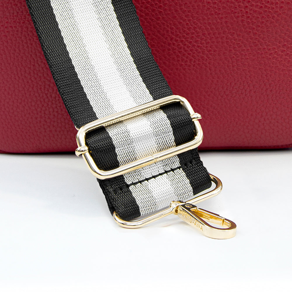 Personalised Luxury Crossbody Bag in Red