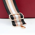 Personalised Luxury Crossbody Bag in Red
