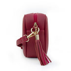 Personalised Luxury Crossbody Bag in Red