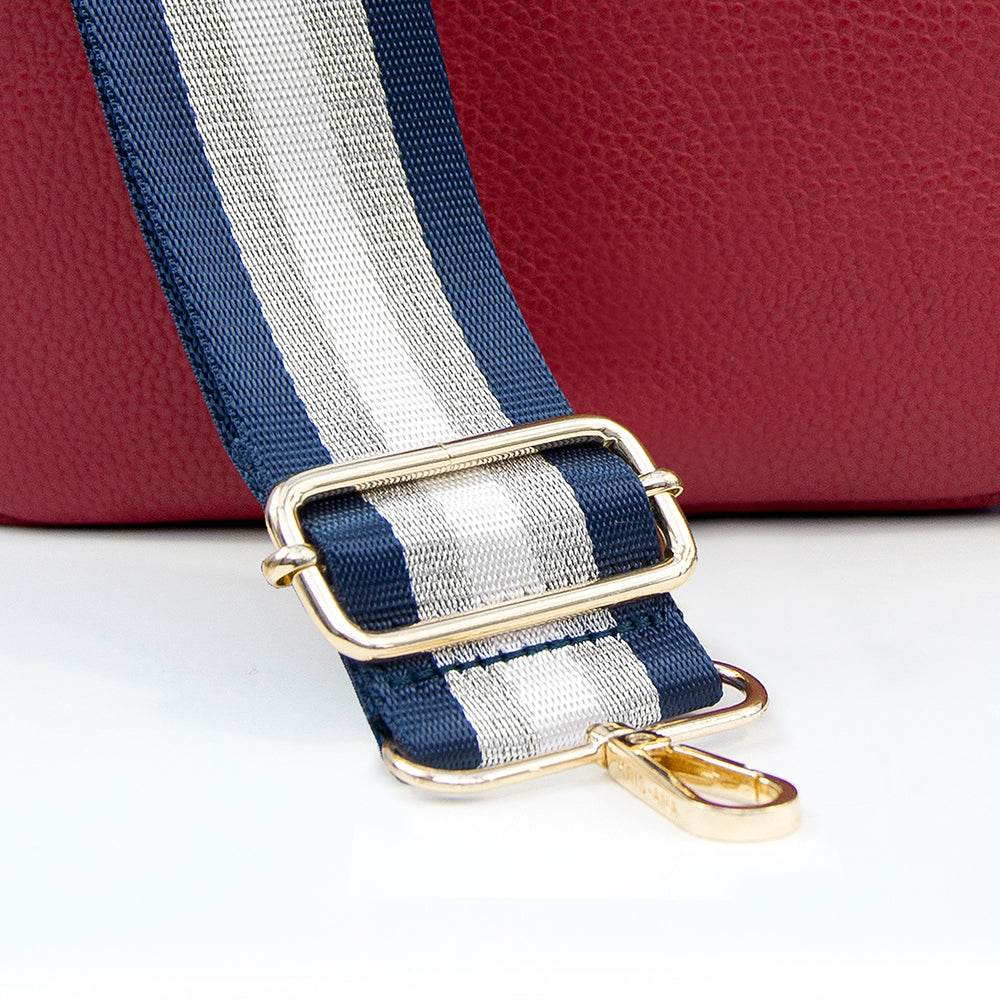 Personalised Luxury Crossbody Bag in Red