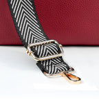 Personalised Luxury Crossbody Bag in Red
