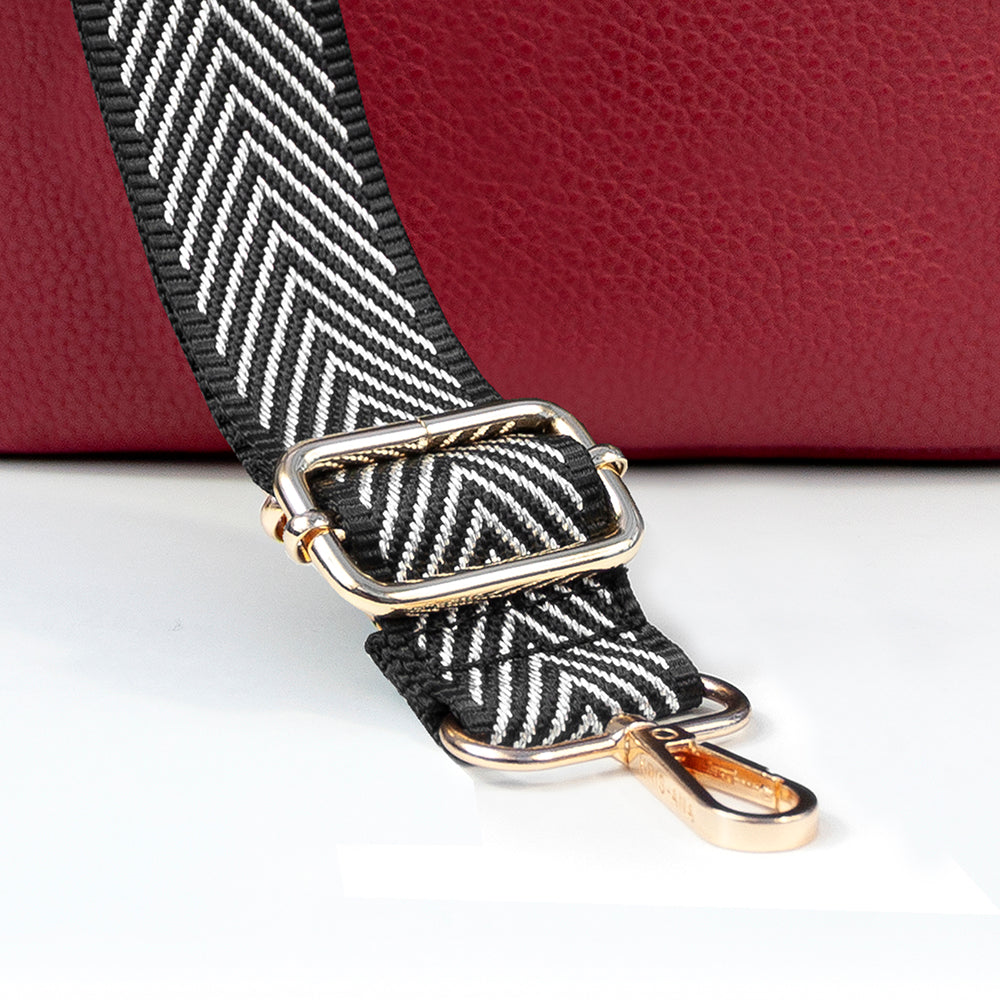 Personalised Luxury Crossbody Bag in Red