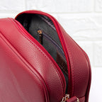 Personalised Luxury Crossbody Bag in Red