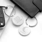 Personalised Eid Mubarak Round Keyring