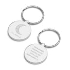 Personalised Eid Mubarak Round Keyring
