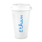 Personalised Summer Style Ceramic Travel Mug - Blue