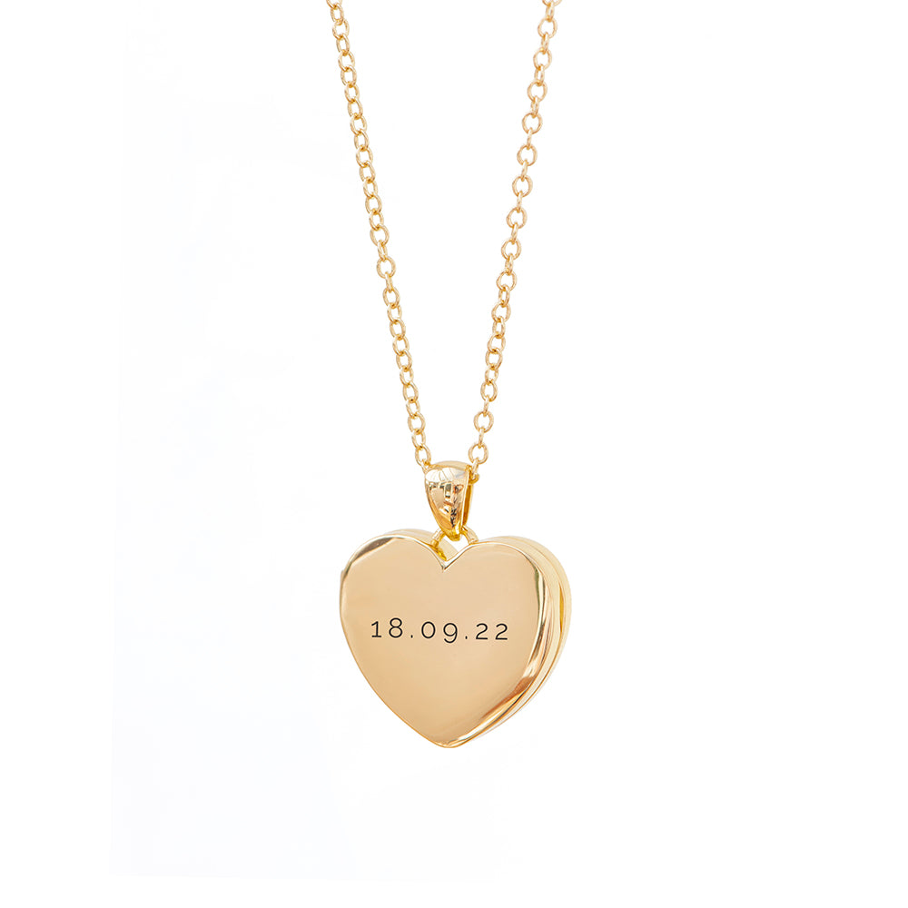 Personalised Heart Photo Locket