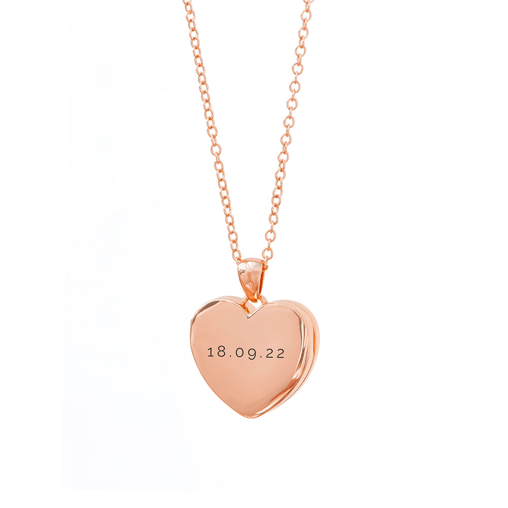 Personalised Heart Photo Locket