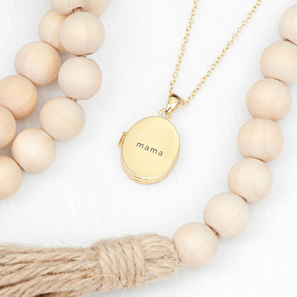 Personalised Oval Photo Locket