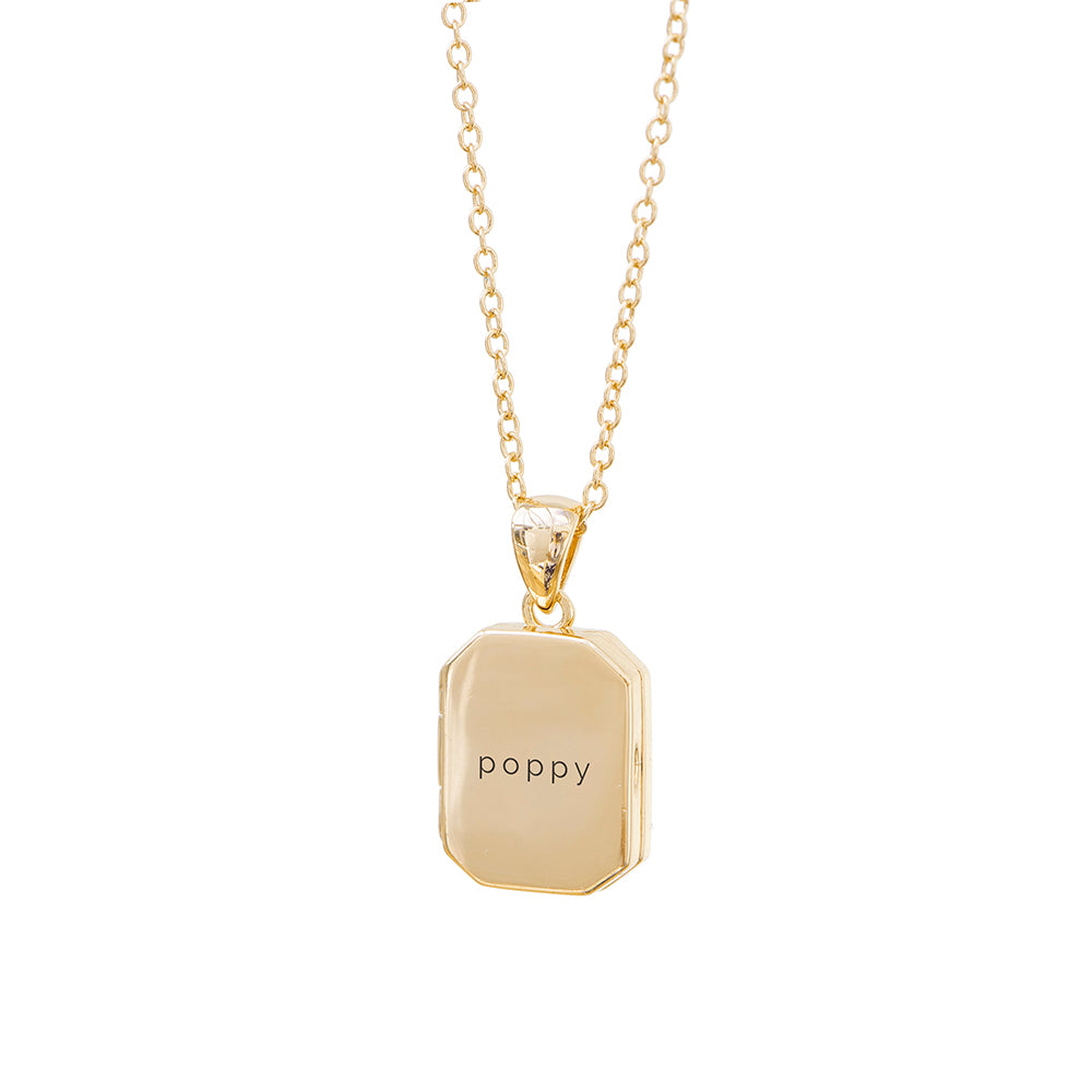 Personalised Rectangular Photo Locket