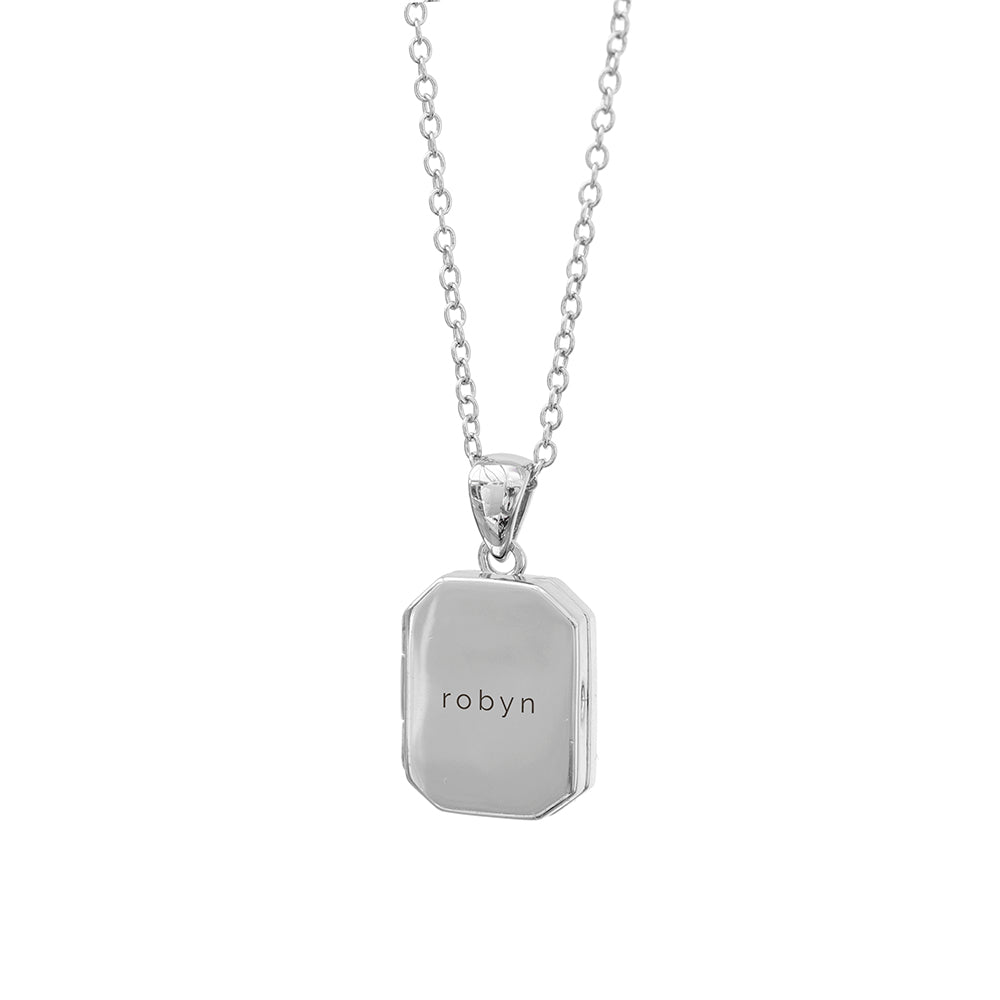 Personalised Rectangular Photo Locket