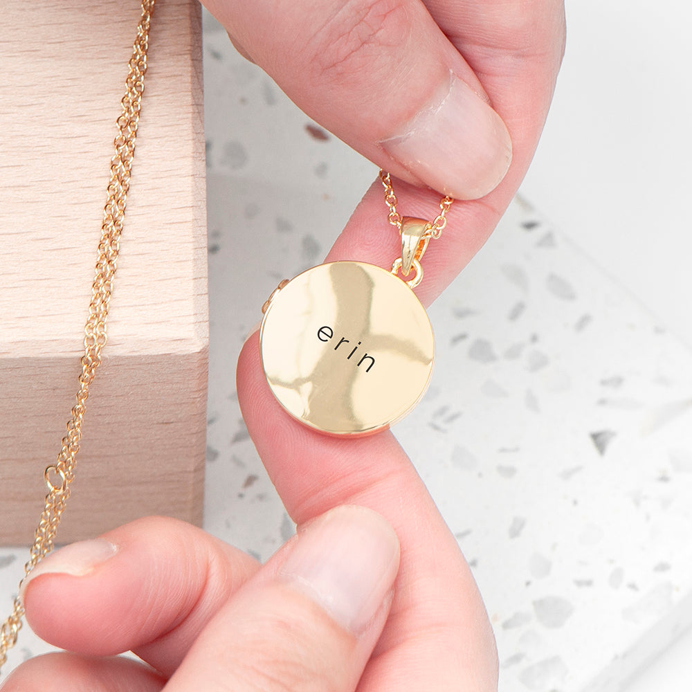 Personalised Round Photo Locket